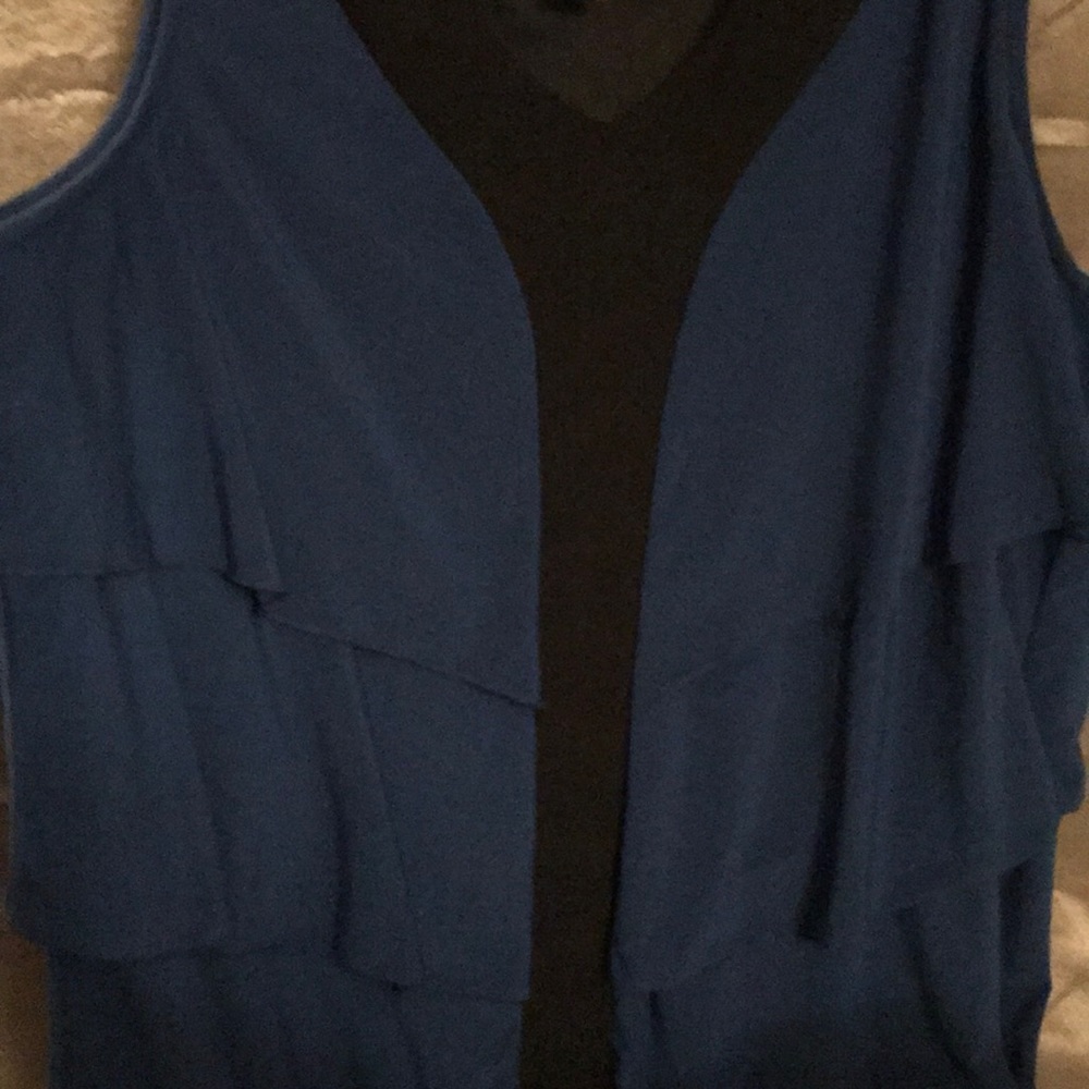 CJ Banks Ruffled Tank Top - Picture 3 of 3